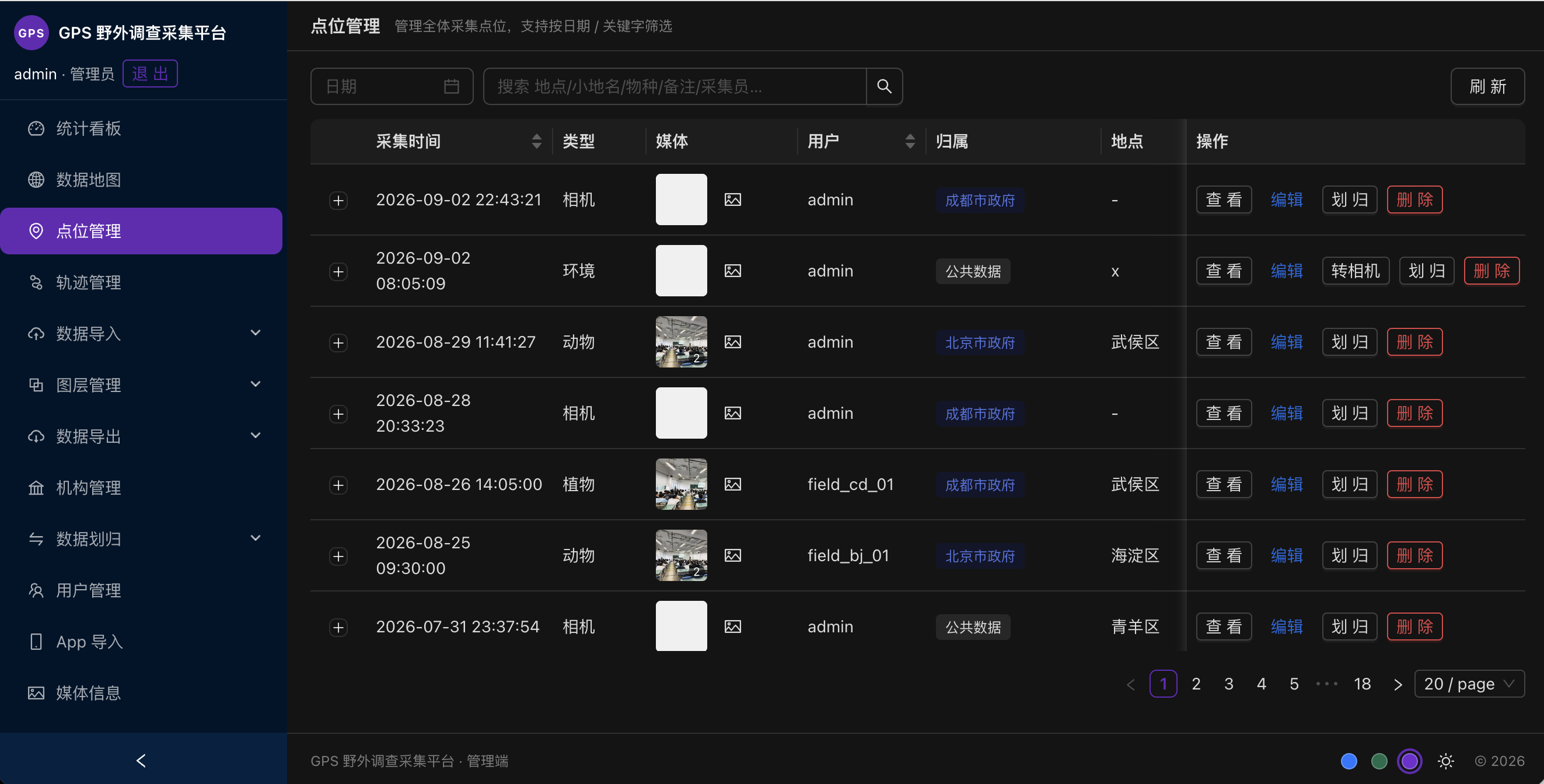机构 B（北京）视角：与机构 A 互不可见